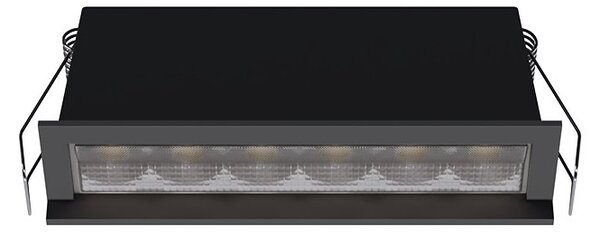 Led2 Zápustné LED svítidlo RIVA MINI WW 6, 10W, 113x31 mm, CCT Barva: Černá, Teplota světla: CCT 3000K/3500K/4000K, Stmívání a řízení: ON/OFF