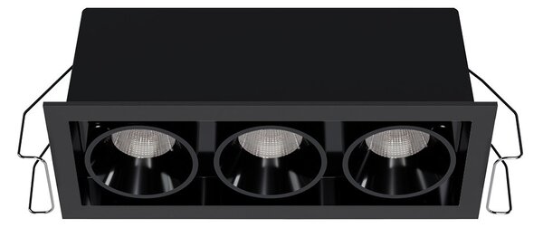 Led2 Zápustné LED svítidlo RIVA MAXI 3, 15W, 153x62 mm, CCT Barva: Bílá, Teplota světla: CCT 3000K/3500K/4000K, Stmívání a řízení: ON/OFF