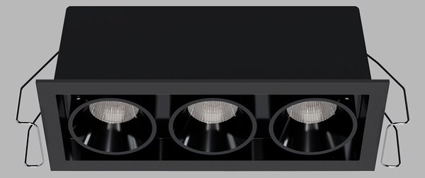 Led2 Zápustné LED svítidlo RIVA MAXI 3, 15W, 153x62 mm, CCT Barva: Bílá, Teplota světla: CCT 3000K/3500K/4000K, Stmívání a řízení: ON/OFF