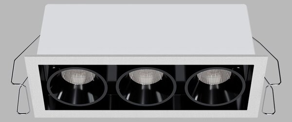 Led2 Zápustné LED svítidlo RIVA MAXI 3, 15W, 153x62 mm, CCT Barva: Bílá, Teplota světla: CCT 3000K/3500K/4000K, Stmívání a řízení: ON/OFF