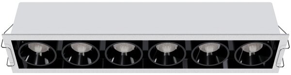 Led2 Zápustné LED svítidlo RIVA MAXI 6, 30W, 287x62 mm, CCT Barva: Bílá, Teplota světla: CCT 3000K/3500K/4000K, Stmívání a řízení: ON/OFF