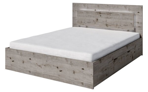 Manželská postel MOGO, 160x200, dub wellington