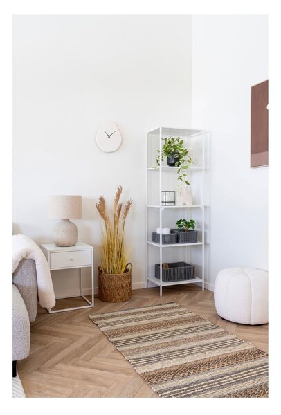 Krémová stolní lampa s textilním stínidlem (výška 46,5 cm) Bilby – House Nordic