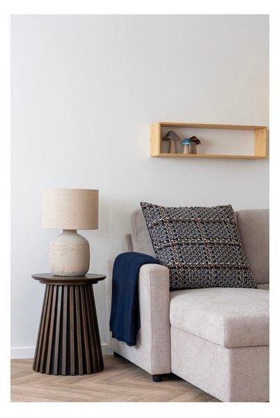 Krémová stolní lampa s textilním stínidlem (výška 46,5 cm) Bilby – House Nordic
