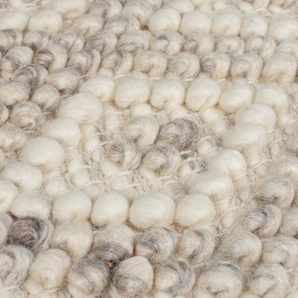Šedý ručně tkaný běhoun s příměsí vlny 60x230 cm Minerals Diamond – Flair Rugs