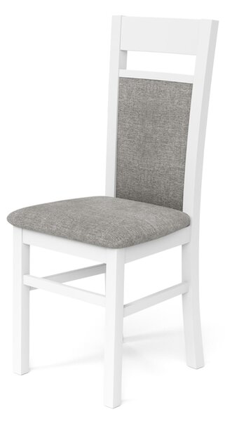 Jídelní židle GIRORD 2 bílá/šedá