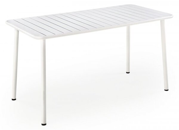 Halmar Zahradní stůl BOSCO 140x70 bílý