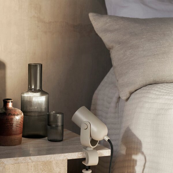 FERM LIVING Skleničky Ripple Verrines, Smoked Grey, sada 4 kusů