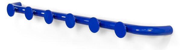 Modrý kovový nástěnný věšák 75 cm Retro – Spinder Design