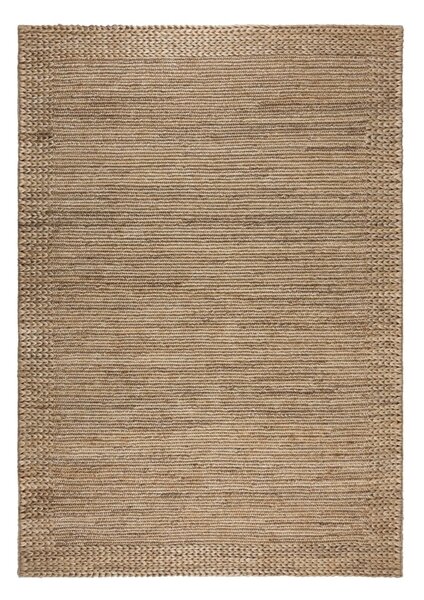 Ručně tkaný kenafový koberec v přírodní barvě 120x170 cm Drew Border – Flair Rugs