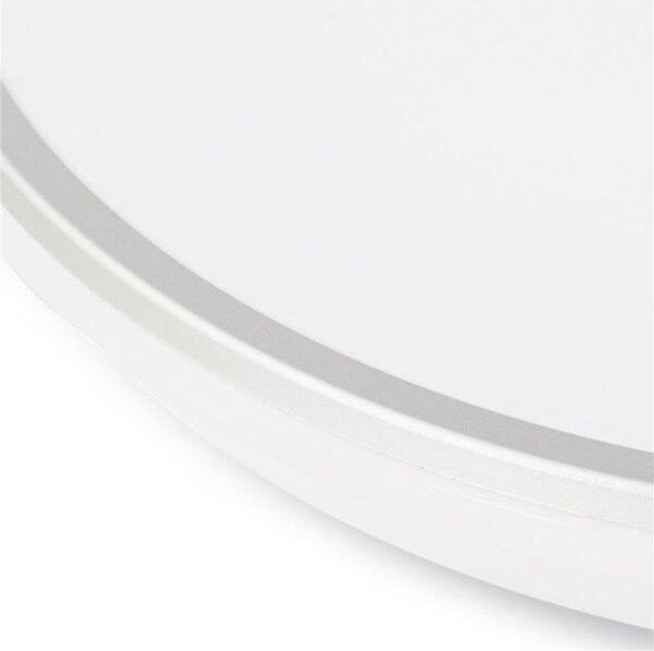 Prémiové led stropní svítidlo Olivia Silver 28cm 15W 1300lm denní, 3 roky
