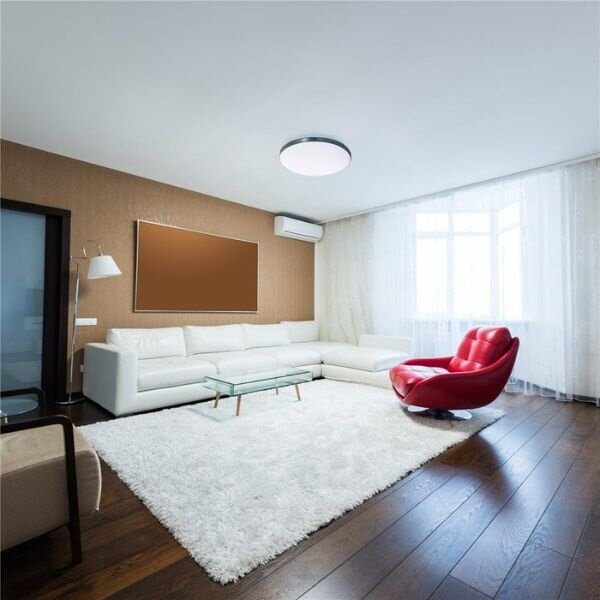 Prémiové led stropní svítidlo Amelia 35cm 18W 1600lm denní, černý okraj, 3 roky