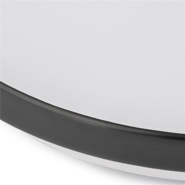 Prémiové led stropní svítidlo Amelia 35cm 18W 1600lm denní, černý okraj, 3 roky