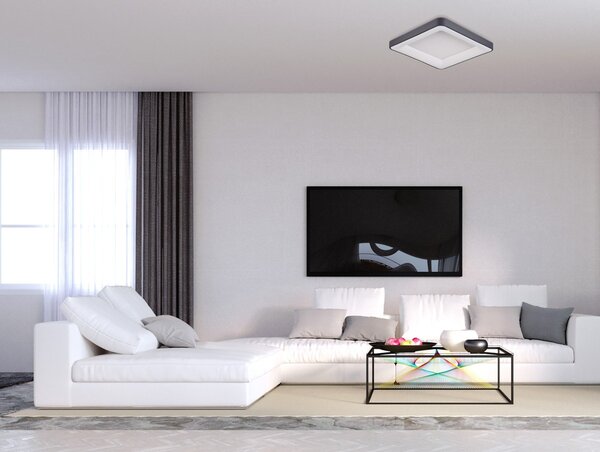Italux 5304-850SQC-BK-3 LED Giacinto | 50W integrovaný LED zdroj | 2750lm | 3000K