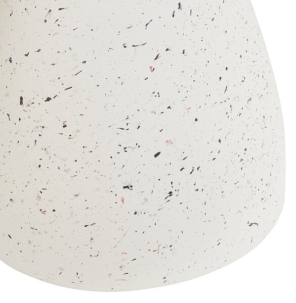 Odkládací stolek BIVIERE 39 cm 39 cm Terrazzo efekt Bílé terrazzo