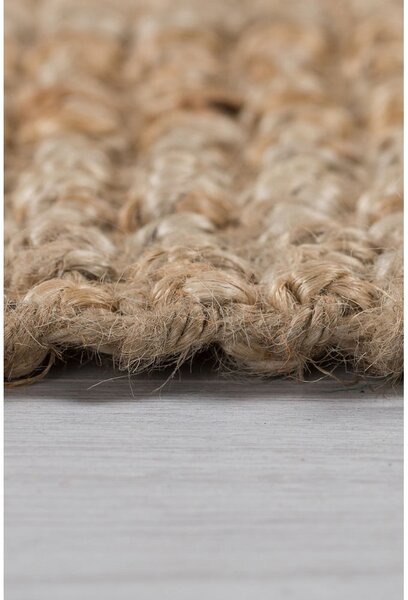 Ručně tkaný jutový běhoun v přírodní barvě 60x150 cm Jute Boucle – Flair Rugs