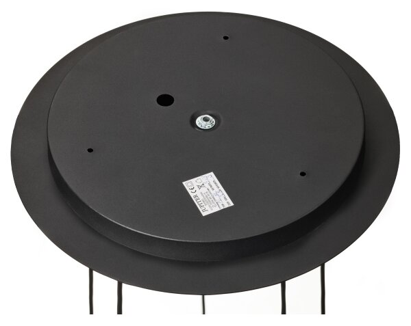 Jupiter 2014 - Lustr na lanku ALAS 5xGU10/10W/230V černá/zlatá
