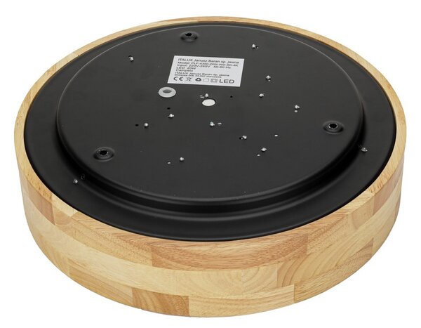 Italux PLF-4350-20W-WD-BK-4K LED stropnice Campelo | 20 W integrovaný LED zdroj | 4000K