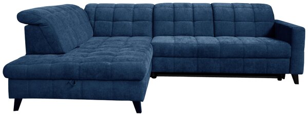ROHOVÁ SEDAČKA, textil, modrá Xora - Sedací soupravy