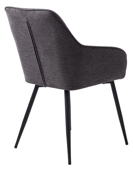 Tmavě šedá jídelní židle Nolan – Unique Furniture