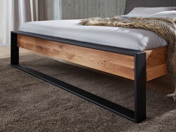 TRÁMOVÁ POSTEL, 180/200 cm, divoký dub Livetastic - Manželské postele, Online Only