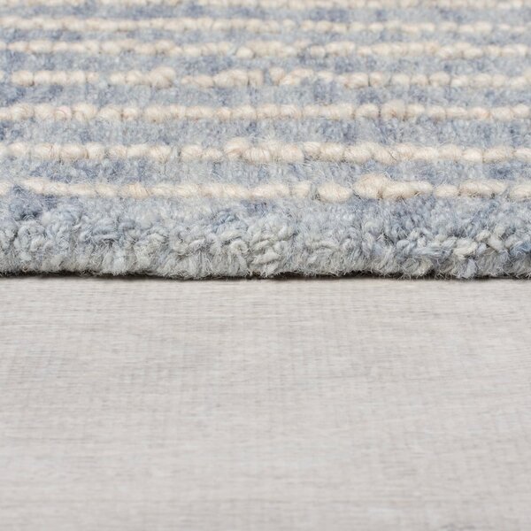 Světle modrý ručně tkaný vlněný koberec 80x150 cm Memphis Wool – Flair Rugs