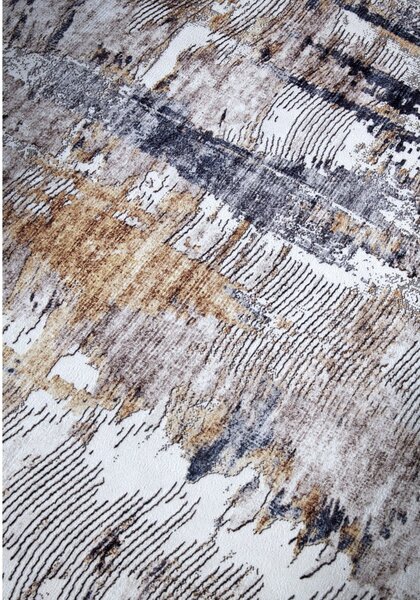 Světle šedý koberec 160x230 cm Malard Anthracite Gold – Elle Decoration