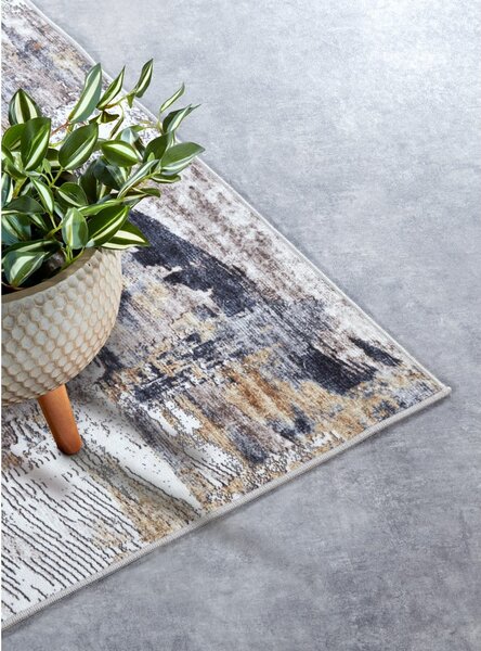 Světle šedý koberec 160x230 cm Malard Anthracite Gold – Elle Decoration