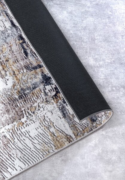 Světle šedý koberec 160x230 cm Malard Anthracite Gold – Elle Decoration