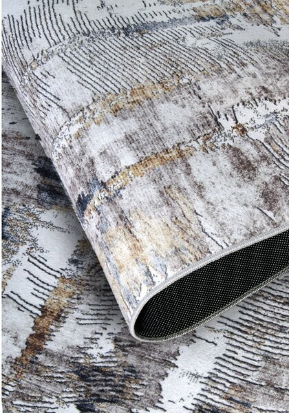 Světle šedý koberec 160x230 cm Malard Anthracite Gold – Elle Decoration