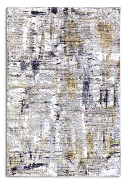 Světle šedý koberec 160x230 cm Malard Anthracite Gold – Elle Decoration