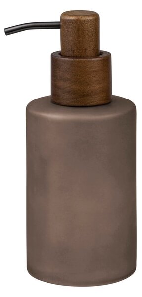 Hnědý skleněný dávkovač mýdla 280 ml Modest – Mette Ditmer Denmark