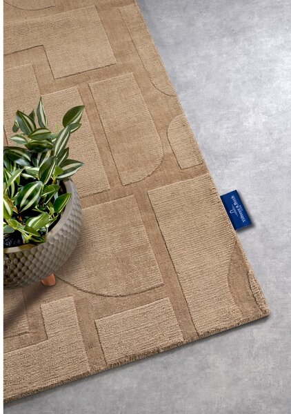 Béžový ručně tkaný vlněný běhoun 80x250 cm Alexis – Villeroy&Boch