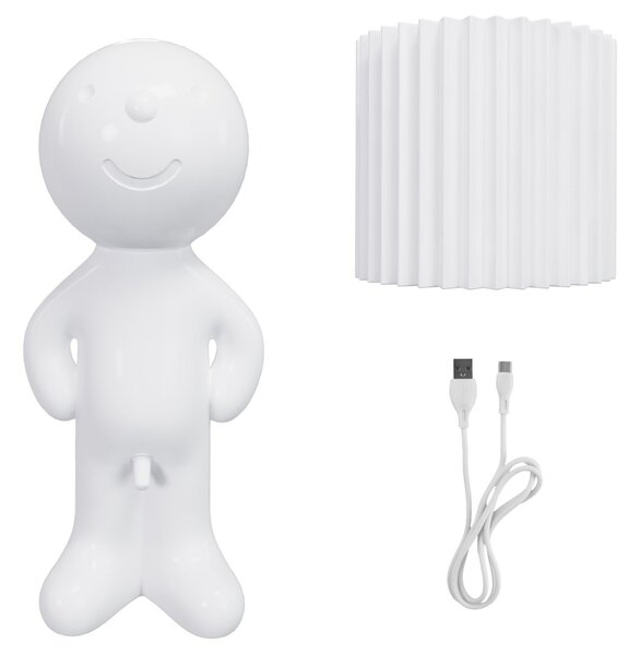 Stolní lampa BOY bílá