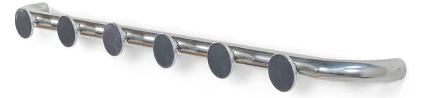 Kovový nástěnný věšák ve stříbrné barvě 75 cm Retro – Spinder Design