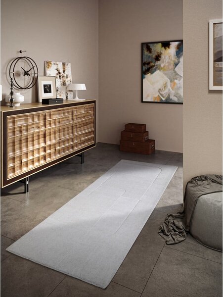 Krémový ručně tkaný vlněný běhoun 80x250 cm Charlotte – Villeroy&Boch