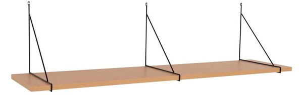 Police v dekoru jasanu v přírodní barvě 120 cm Chiba – House Nordic