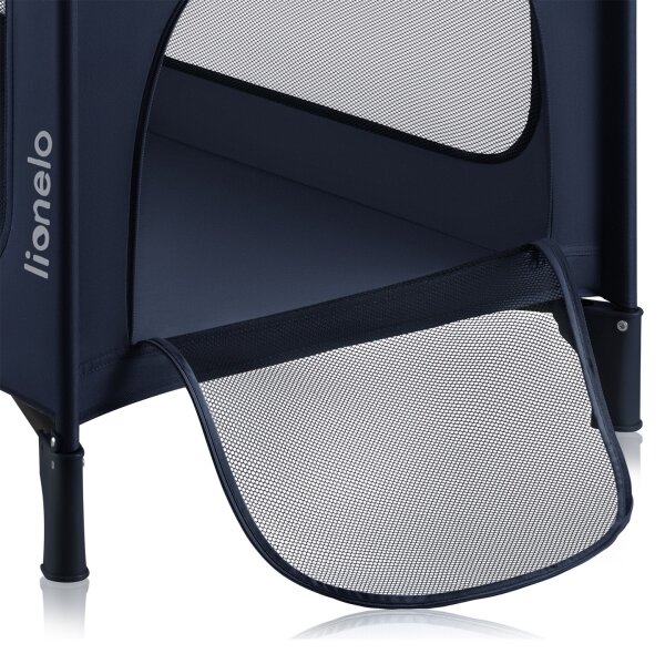 Lionelo - Cestovní postýlka JASMIN EASY FOLD Navy Blue