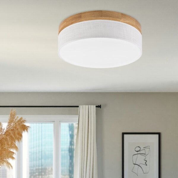 Brilagi - LED Stropní svítidlo BELLADONNA LED/36W/230V pr. 40 cm bílá/dub