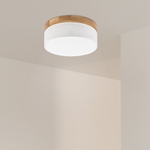 Brilagi - LED Stropní svítidlo BELLADONNA LED/20W/230V pr. 30 cm bílá/dub