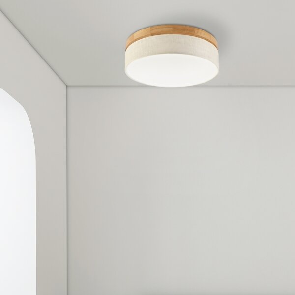 Brilagi - LED Stropní svítidlo BELLADONNA LED/36W/230V pr. 40 cm krémová/dub