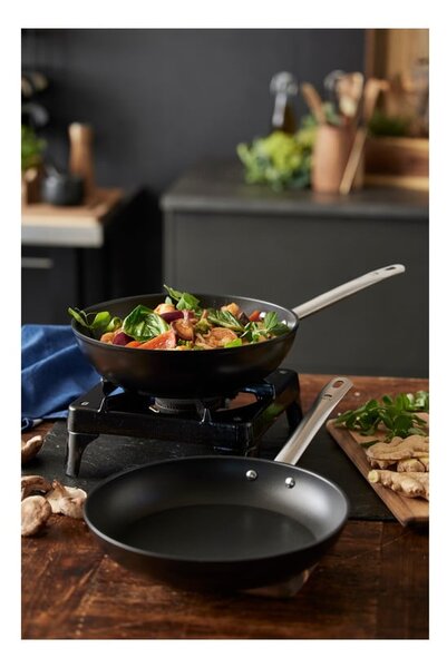 Wok hliníková pánev s nepřilnavým povrchem ø 28 cm – Holm