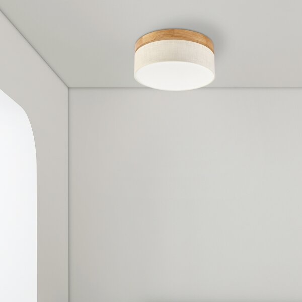 Brilagi - LED Stropní svítidlo BELLADONNA LED/20W/230V pr. 30 cm krémová/dub