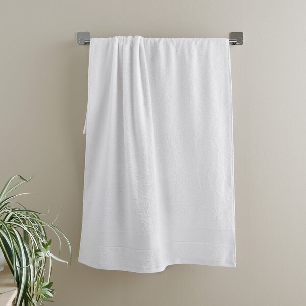 Bílá froté bavlněná osuška 70x120 cm Anti-Bacterial – Catherine Lansfield