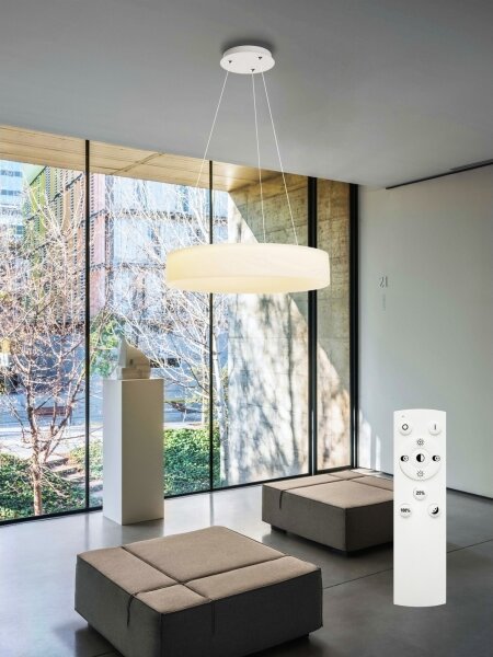 Top Light - LED Stm. lustr na lanku HALO LED/60W/230V 3000-6500K pr. 60 cm + DO