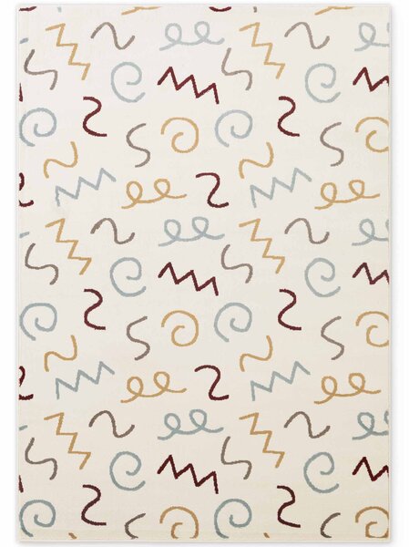 Hanse Home, Dětský koberec Adventures 106422 Cream Multicolor, 120x170, vícebarevná, dětský pokoj