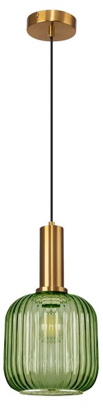 Toolight Rea, Skleněné závěsné stropní svítidlo APP462-1CP Green, OSW-00592