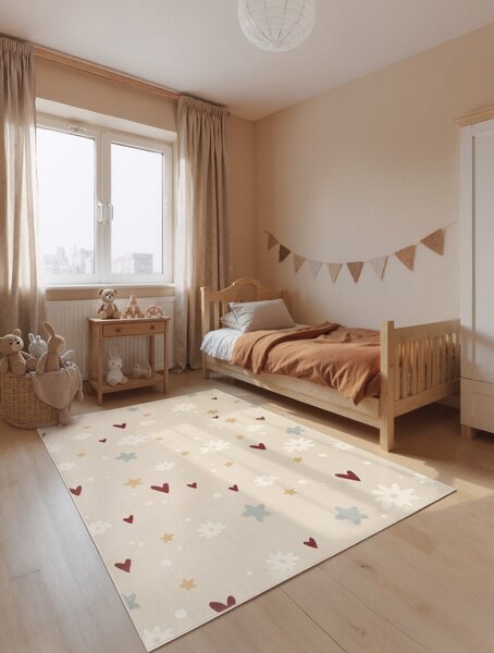 Hanse Home, Dětský koberec Adventures 106423 Beige Multicolor, 120x170, vícebarevná, dětský pokoj