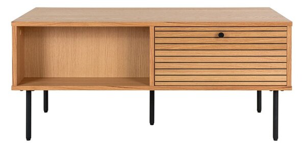 Konferenční stolek s deskou v dubovém dekoru v přírodní barvě 50x100 cm Kyoto – House Nordic