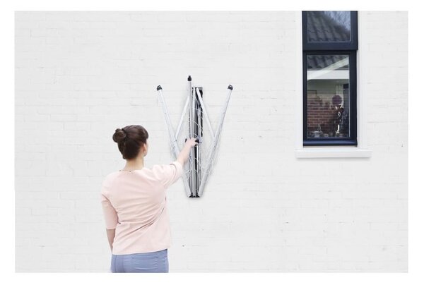 Venkovní nástěnný sušák na prádlo WallFix 24m – Brabantia